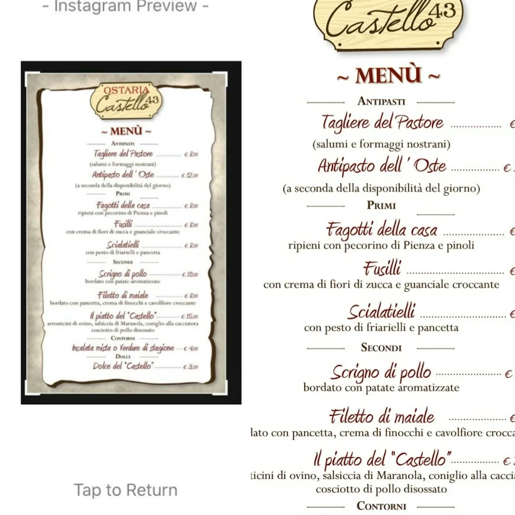 Menu_Ostaria Castello 43_Formia_image_4