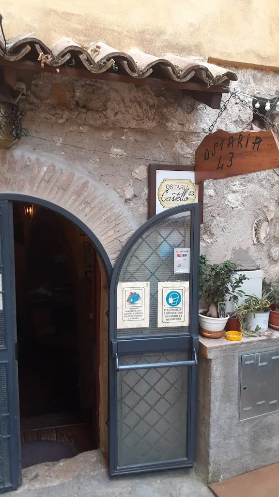 Ostaria Castello 43 restaurant in Formia