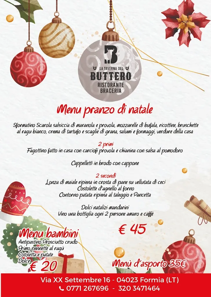 Menu_La Taverna del Buttero_Formia_image_2