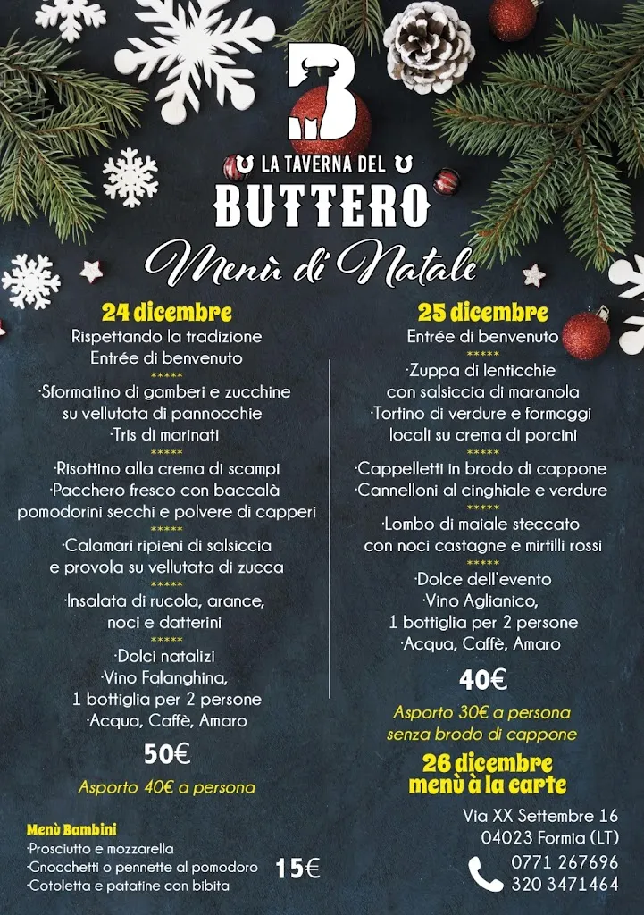 Menu_La Taverna del Buttero_Formia_image_3