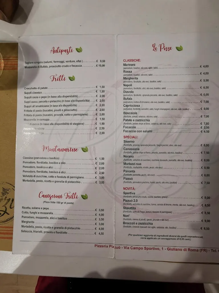 Menu_Pizzuo’_Giuliano di Roma_immagine_3