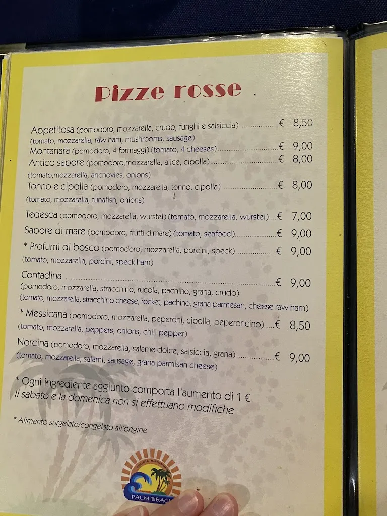 Menu_Palm Beach_Grotte di Castro_immagine_2