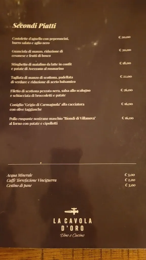 Menu_La Cavola D'Oro_Grottaferrata_image_1