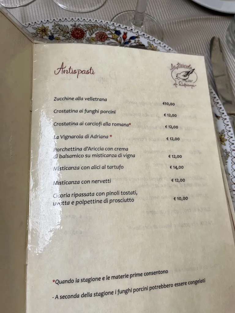 Menu_La Briciola di Adriana_Grottaferrata_image_4