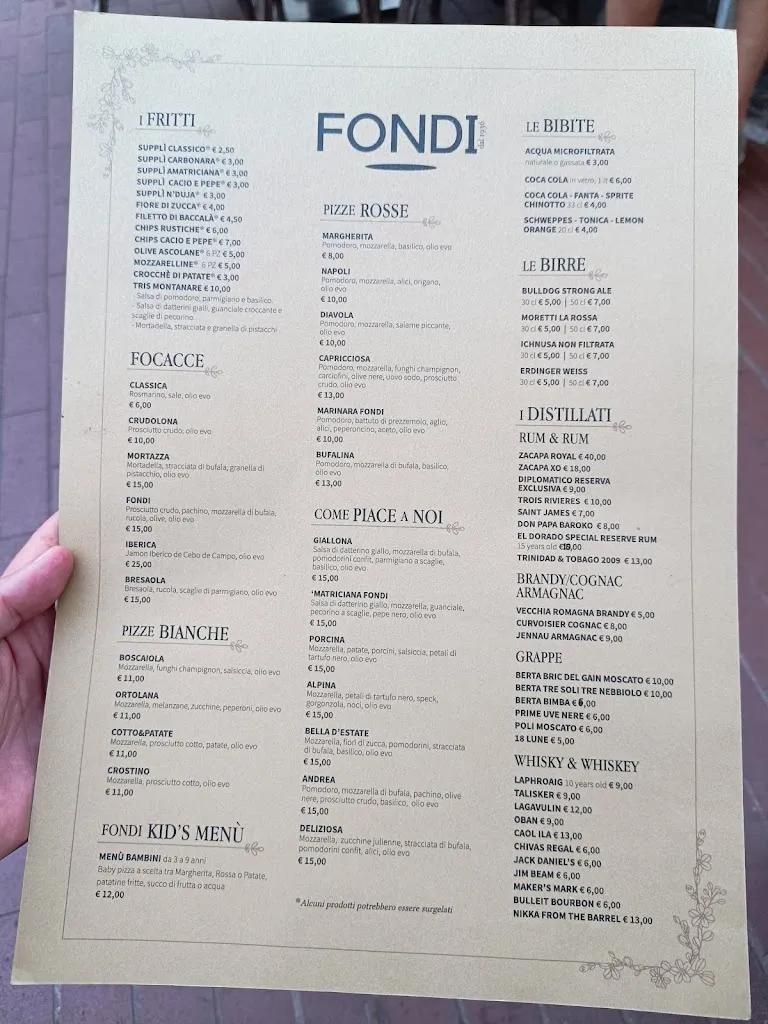 Menu_Fondi dal 1936_Grottaferrata_image_1