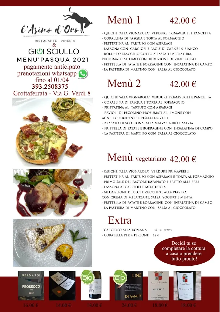Menu_Asino d'oro_Grottaferrata_image_1