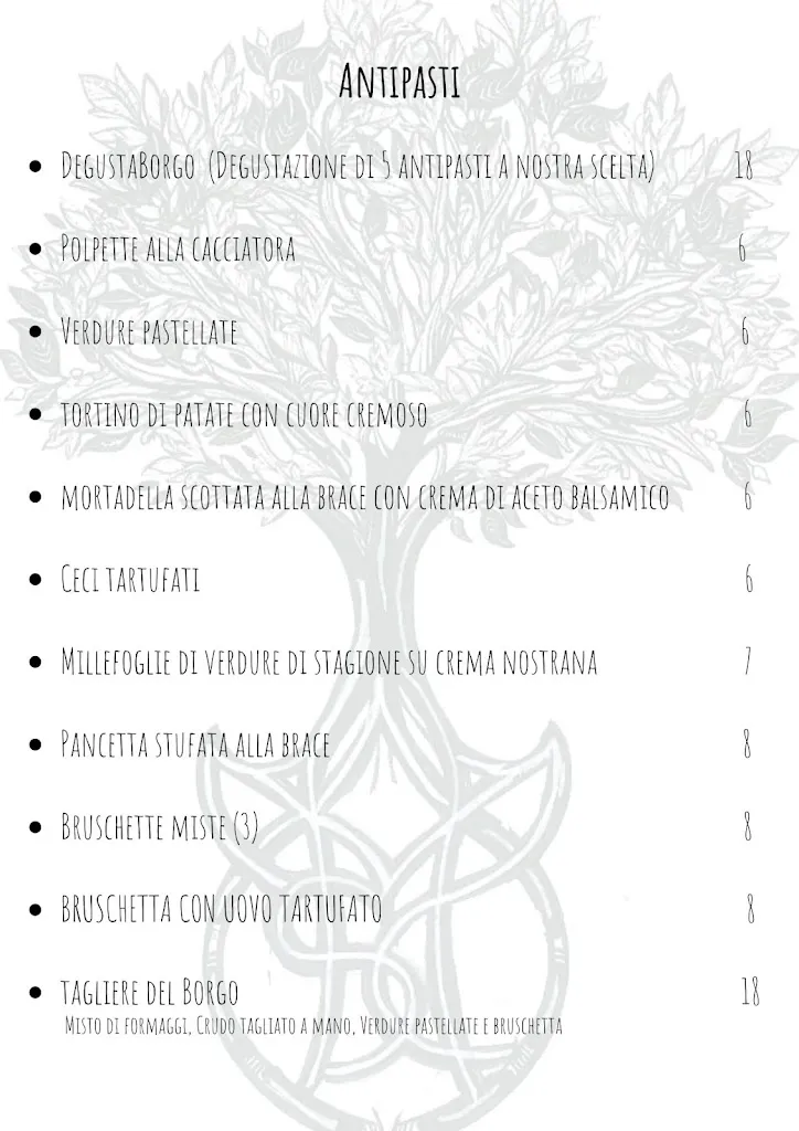 Menu_Borgo Del Cacchione_Grottaferrata_immagine_3