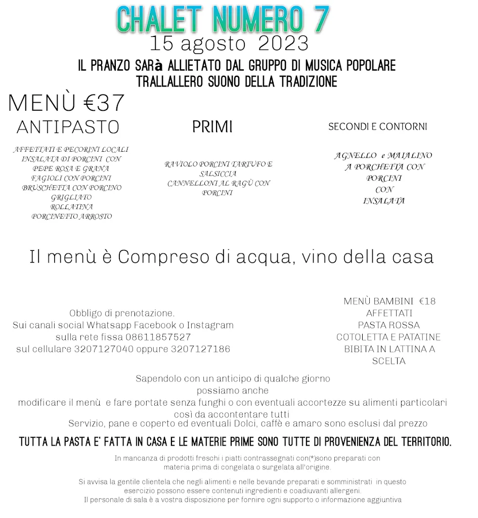 Menu_Chalet Numero 7 - Valle Castellana_Valle Castellana_image_3
