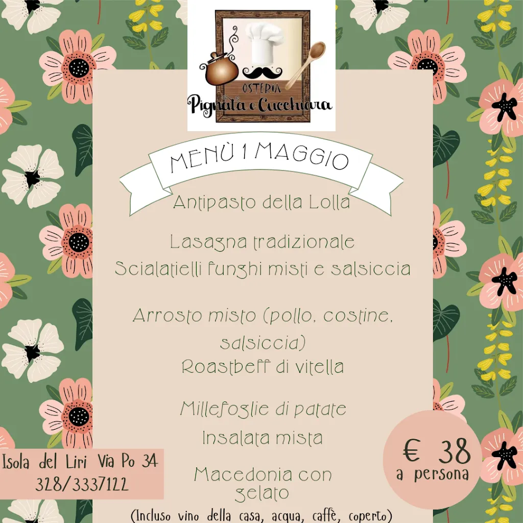 Menu_Osteria Pignata e Cucchiara_Isola del Liri_image_1