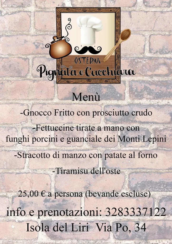 Menu_Osteria Pignata e Cucchiara_Isola del Liri_image_3