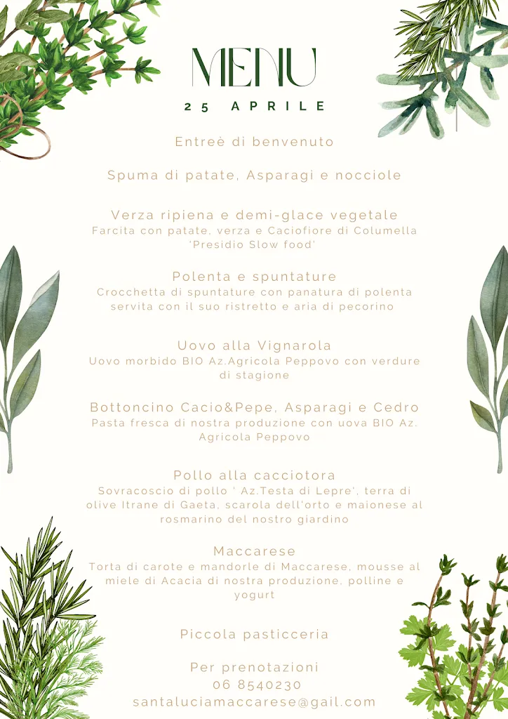 Menu_Santa Lucia Maccarese_Fregene_image_2