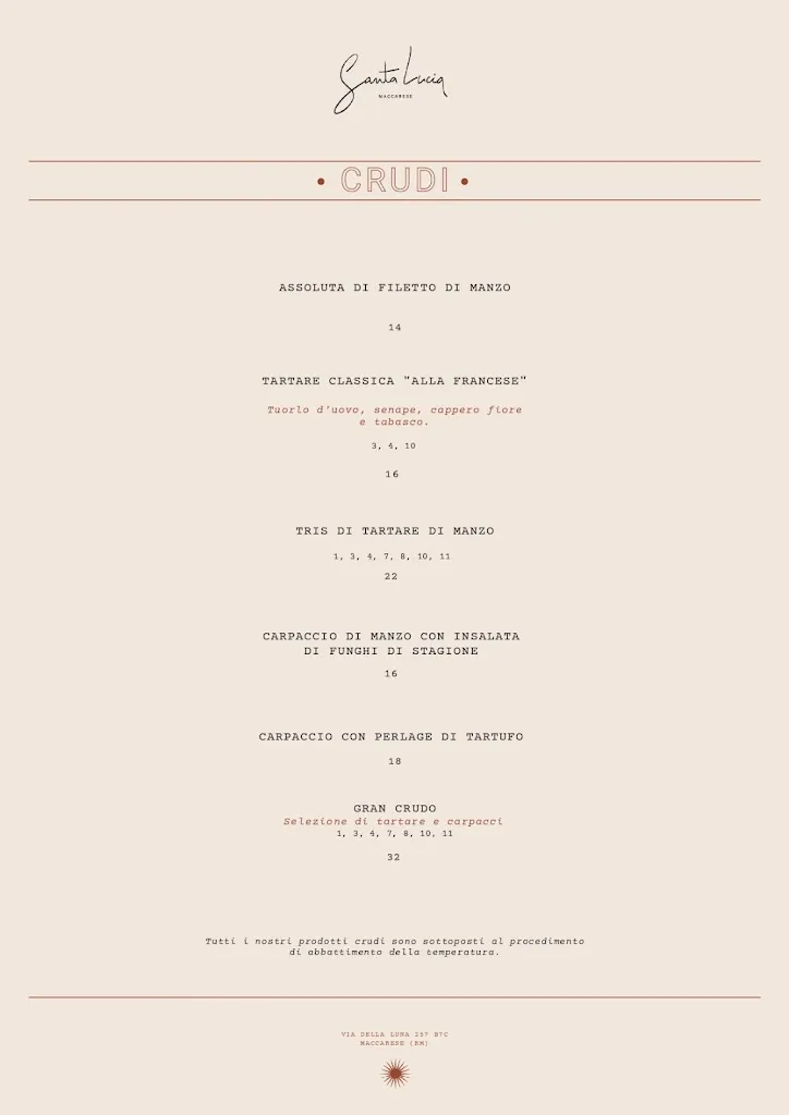 Menu_Santa Lucia Maccarese_Fregene_image_4