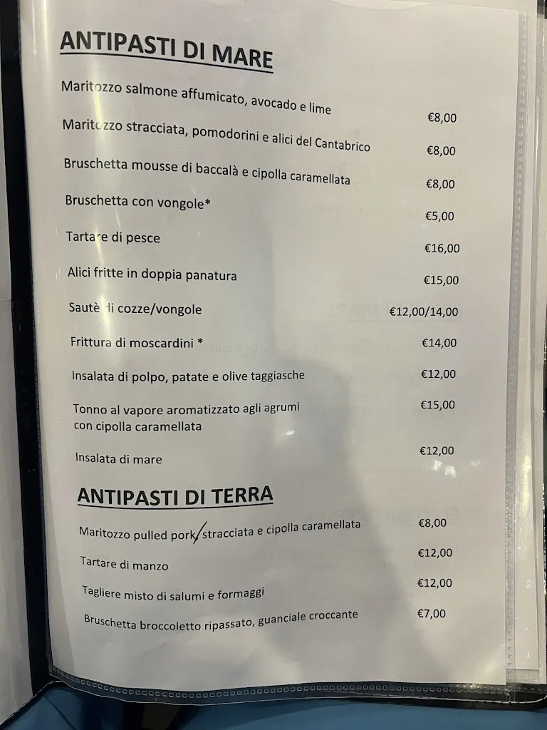 Menu_Taverna Paradiso_Fregene_image_1