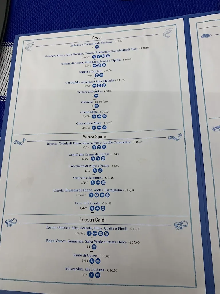 Menu_La Scialuppa da Salvatore_Fregene_image_1