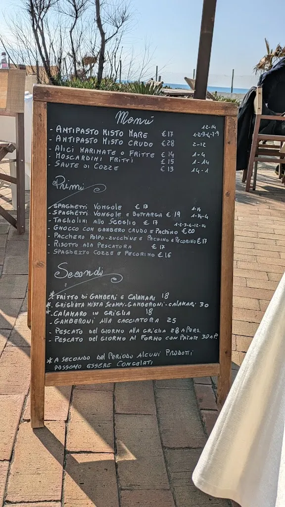 Menu_Albachiara Fregene - Spiaggia e Ristorante_Fregene_immagine_1