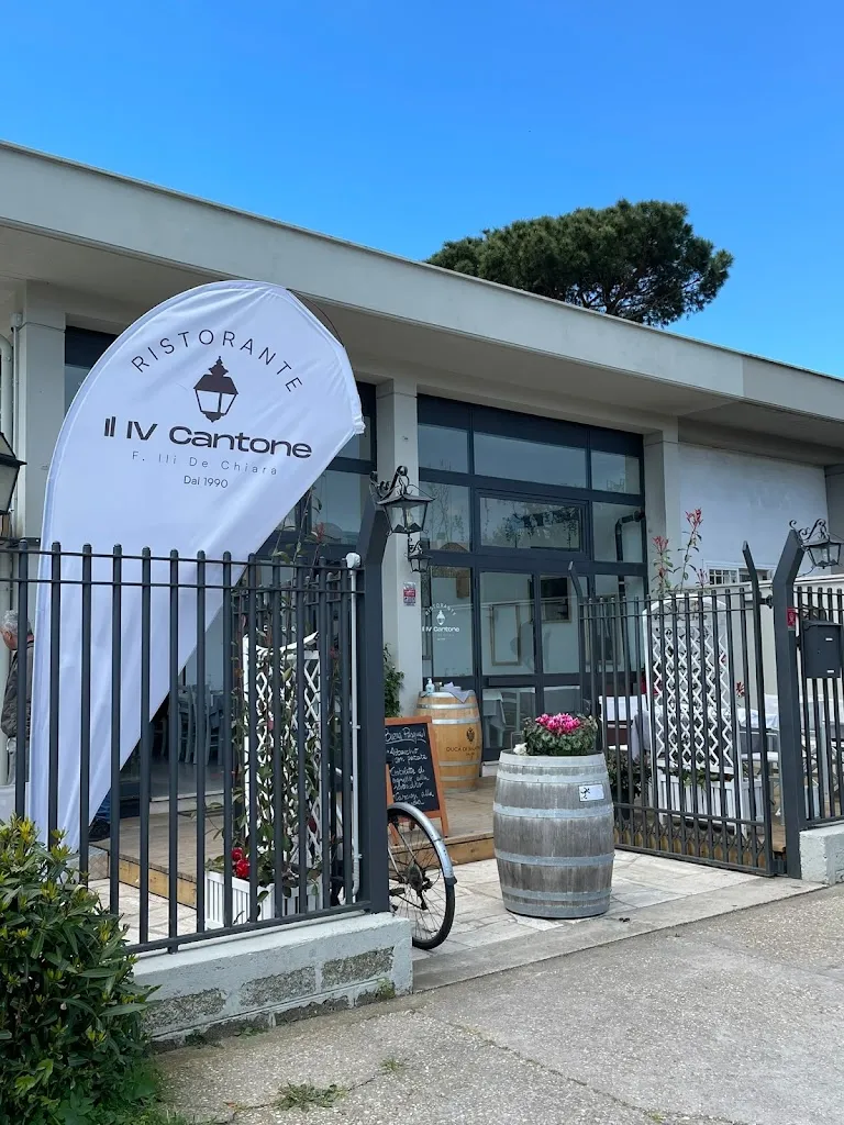 il IV Cantone ristorante De Chiara restaurant in Fregene