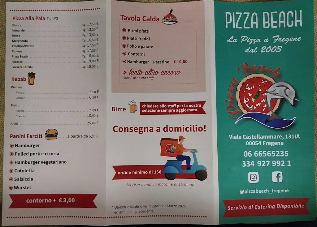 Menu_Pizza Beach_Fregene_image_2