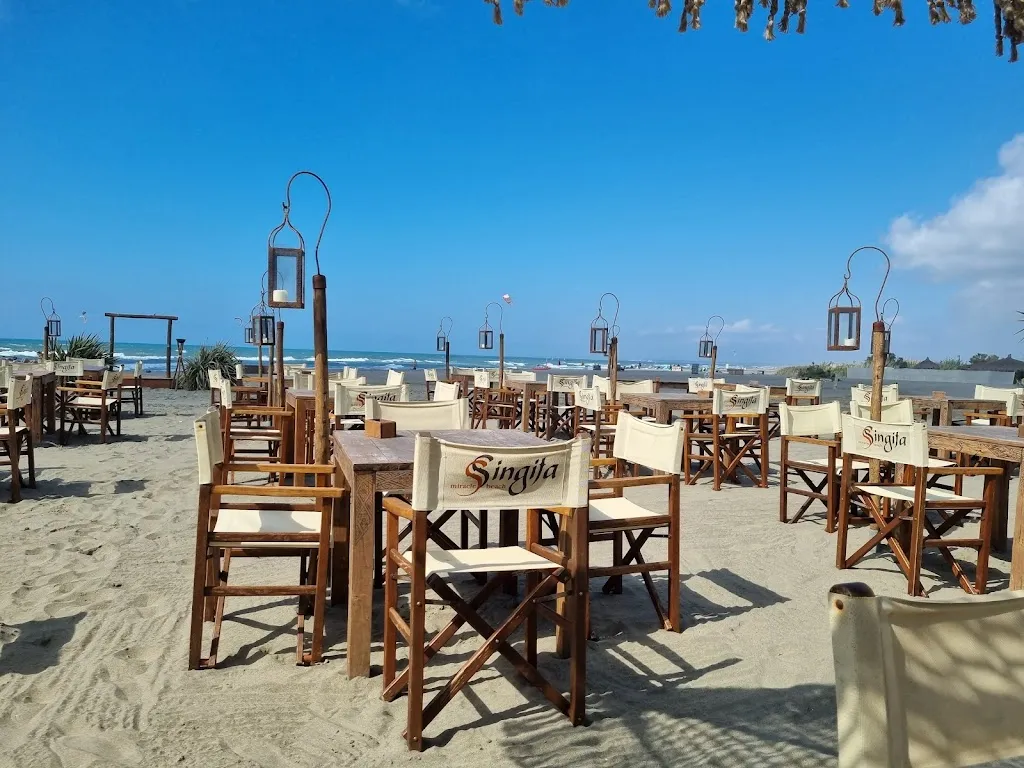 Singita Miracle Beach restaurant in Fregene