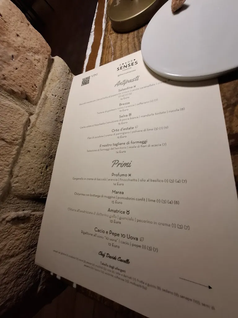 Menu_The Vinum Senses - Osteria Contemporanea_Villa Caldari_image_1