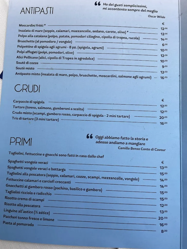 Menu_Stabilimento e Ristorante - Il Pellicano -_Fregene_image_2