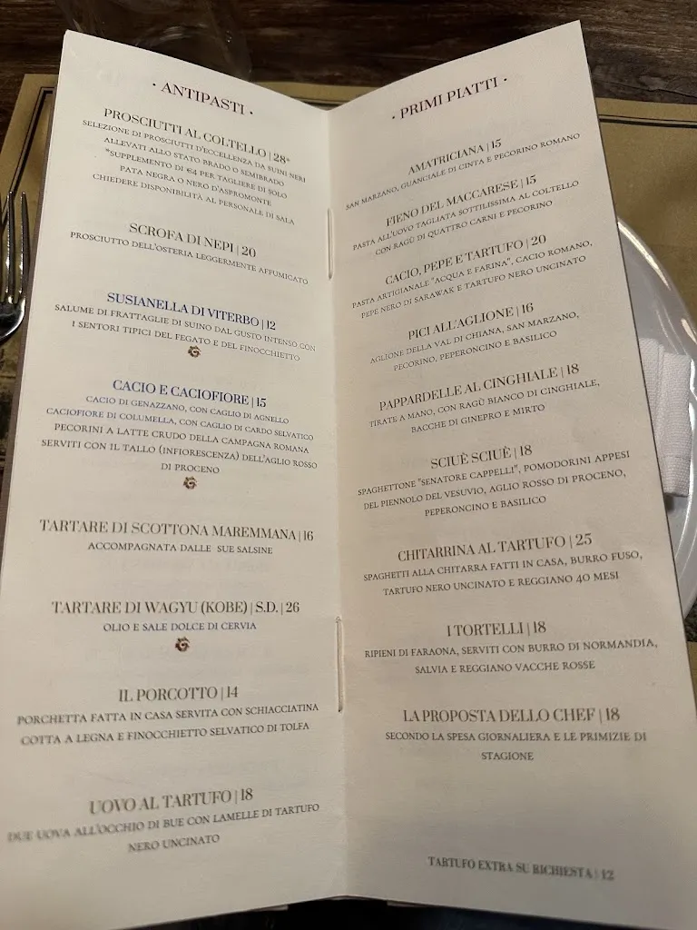 Menu_Osteria di Maccarese_Fregene_image_1