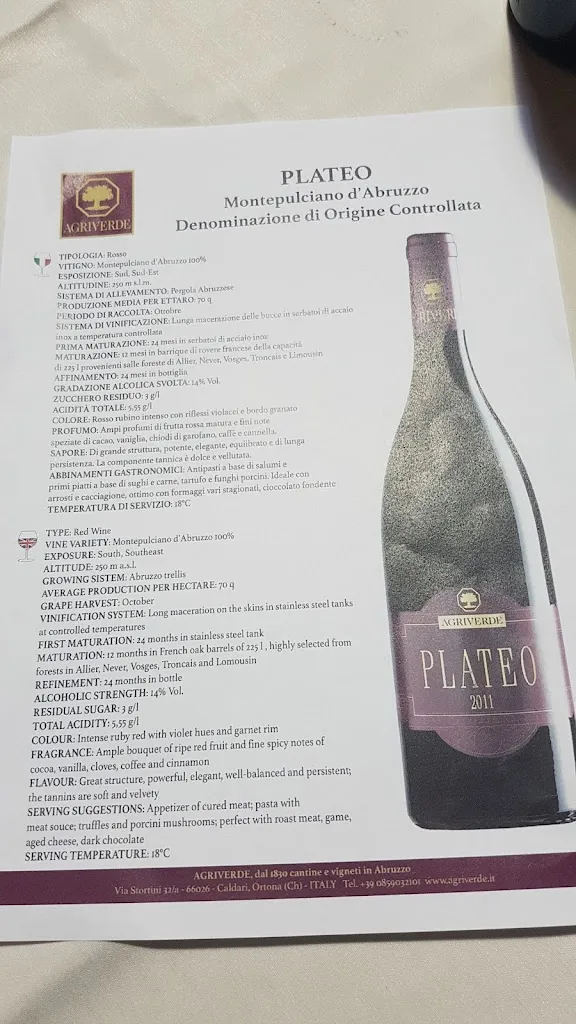 Menu_Villa Fania_Villa Caldari_image_3