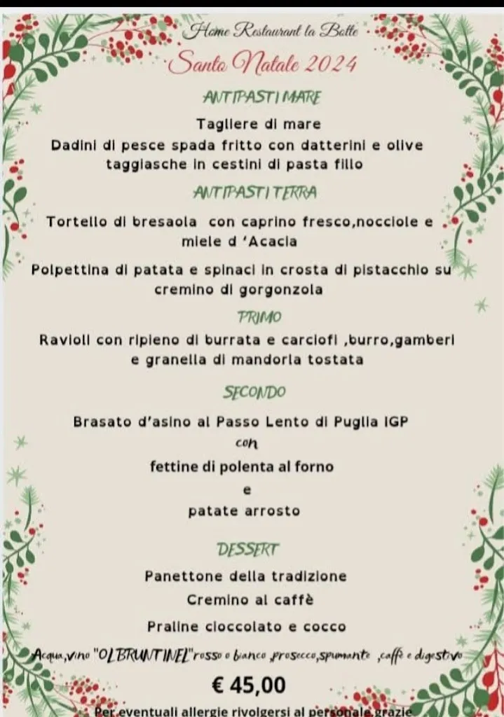 Menu_Home restaurant la Botte_La Botte_image_3