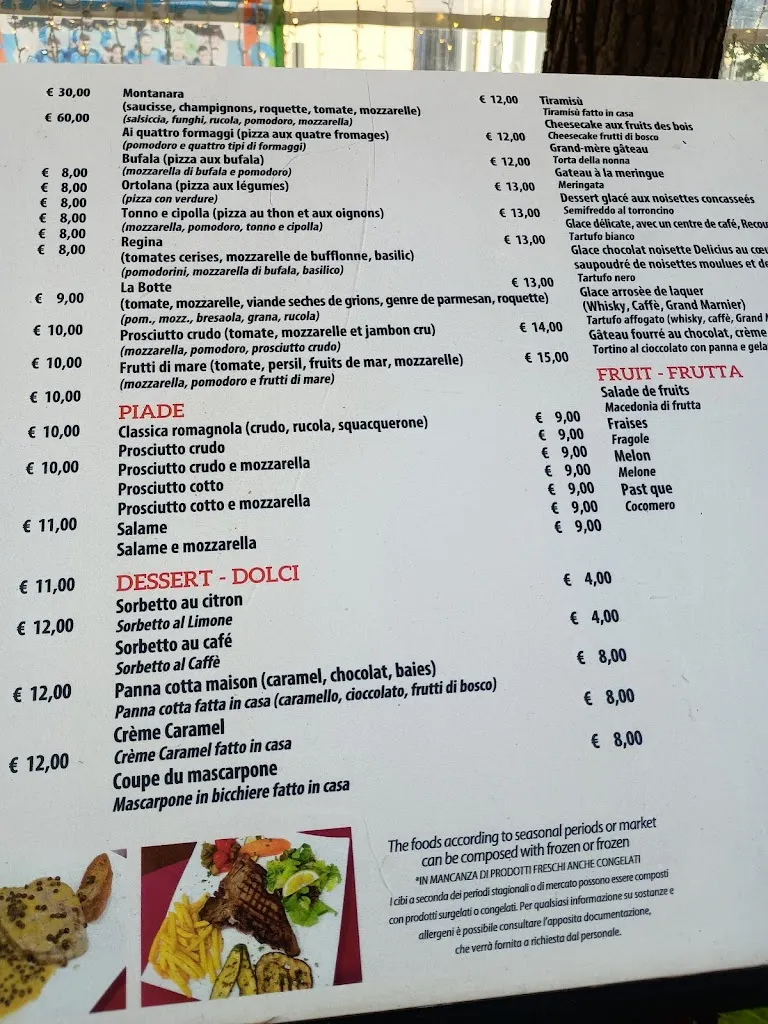 Menu_La Botte_La Botte_image_1