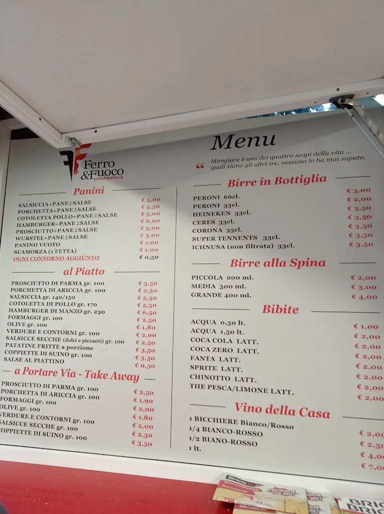 Menu_Ferro & Fuoco Pizzeria e Paninoteca_Labico_image_2