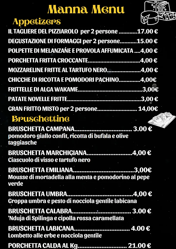 Menü_Manna ciò_Labico_Bild_2