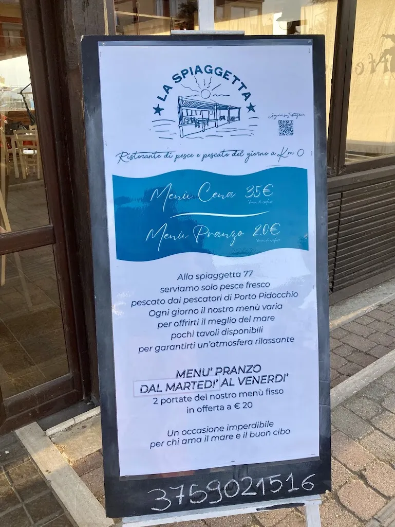 Menu_La Spiaggetta Gusto & Cucina_Ladispoli_image_1