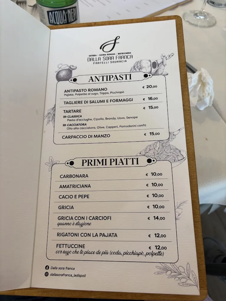 Menu_Dalla Sora Franca_Ladispoli_image_3