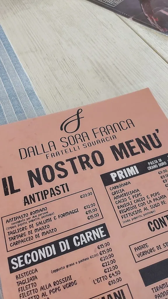Menu_Dalla Sora Franca_Ladispoli_image_4