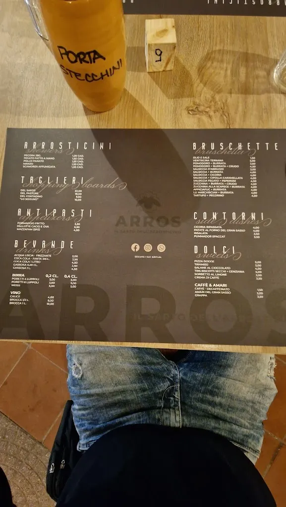 Menu_Arros - Il Sarto dell'Arrosticino_Ladispoli_image_1