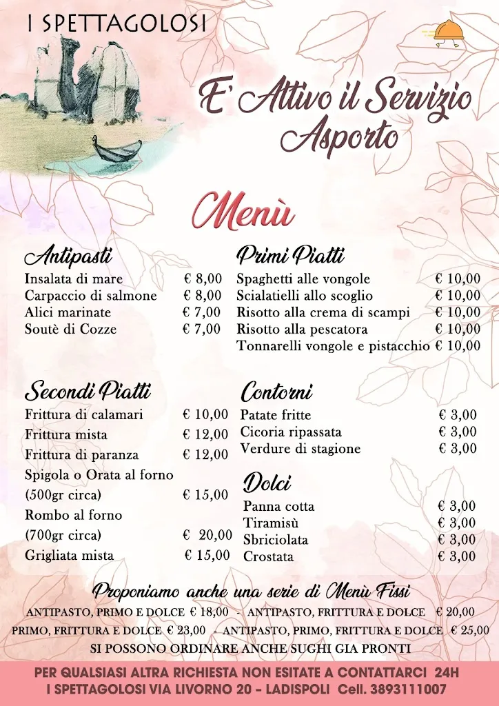 Menu_I Spettagolosi di Stinga Andrea_Ladispoli_image_1