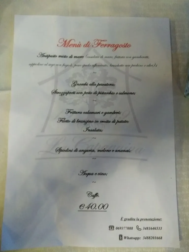 Menu_La Capannina Lanuvio_Lanuvio_image_1