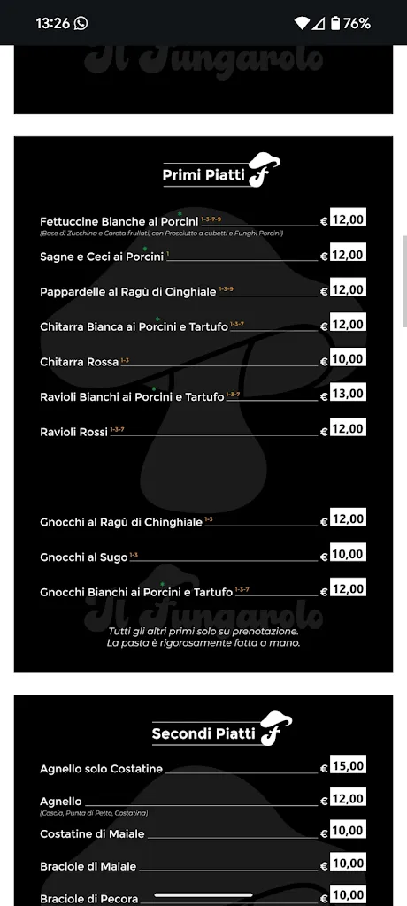 Menu_Ristorante Albergo Il Fungarolo_Villa Celiera_image_2
