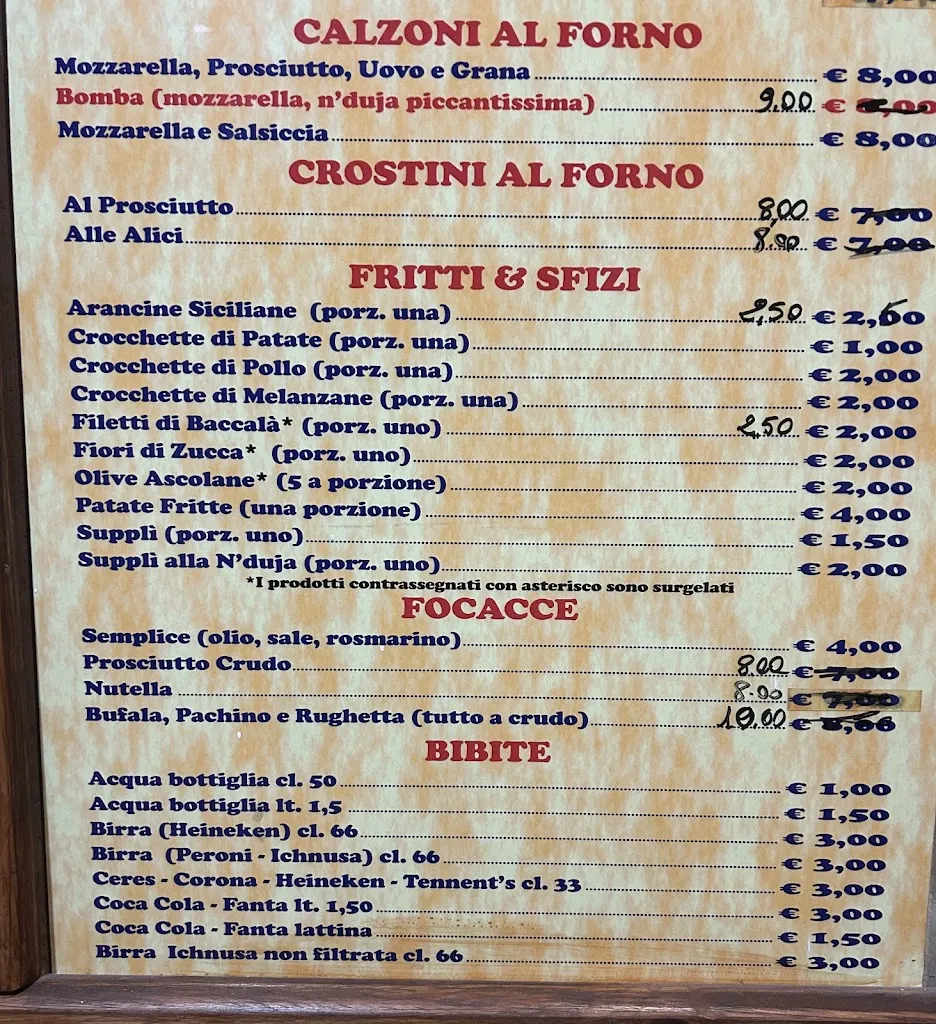 Menu_La Tana Della Pizza - Da Michele_La Massimina-Casal Lumbroso_image_1