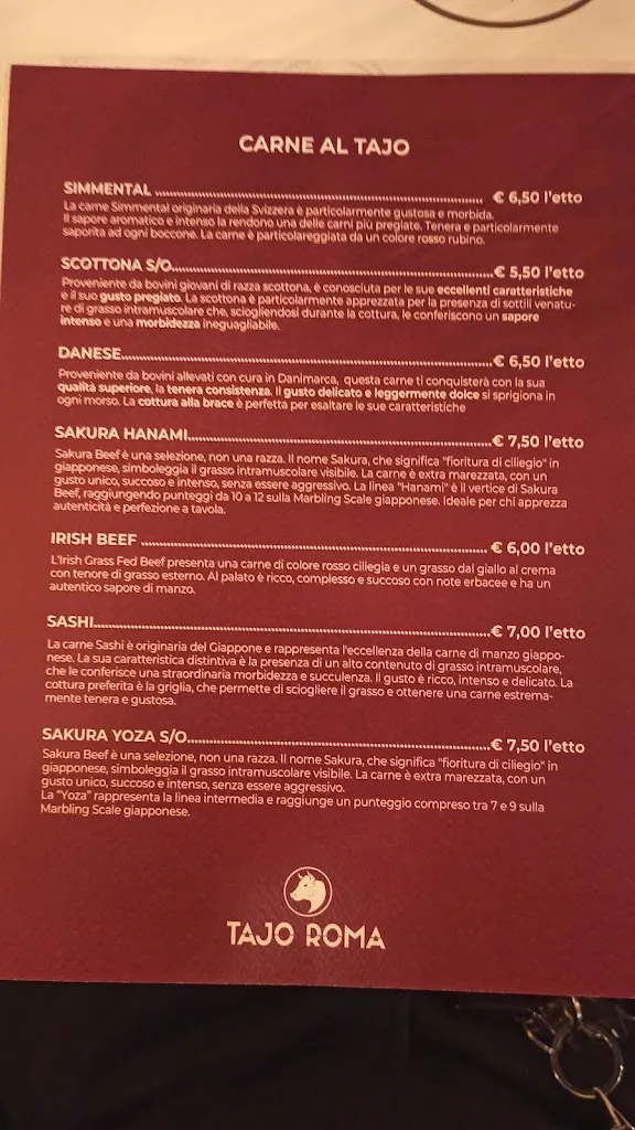 Menu_Tajo Ristorante • Braceria • Pizzeria_La Massimina-Casal Lumbroso_image_1