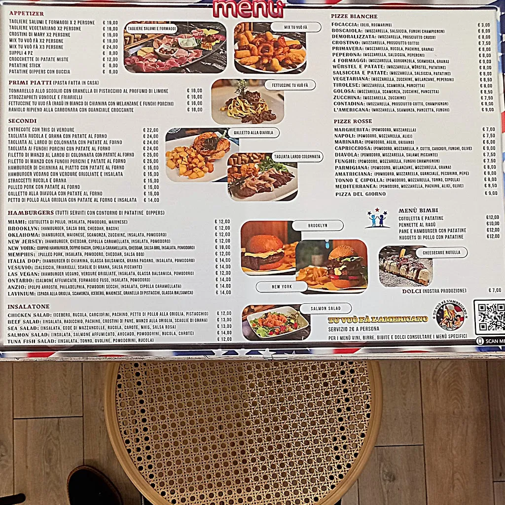 Menü_Tu Vuò Fà L'americano_Lavinio_Bild_1