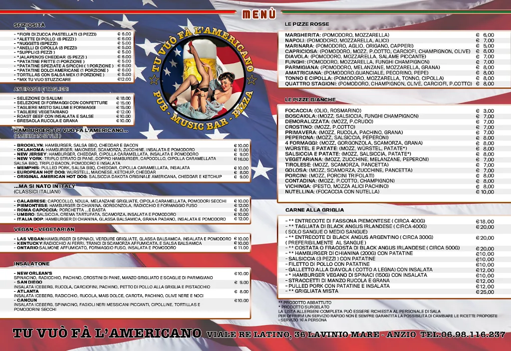 Menü_Tu Vuò Fà L'americano_Lavinio_Bild_2