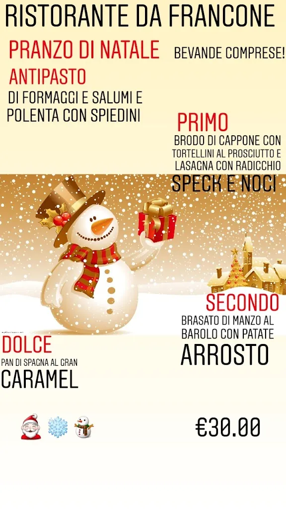Menu_Ristorante Da Francone_Lariano_image_1