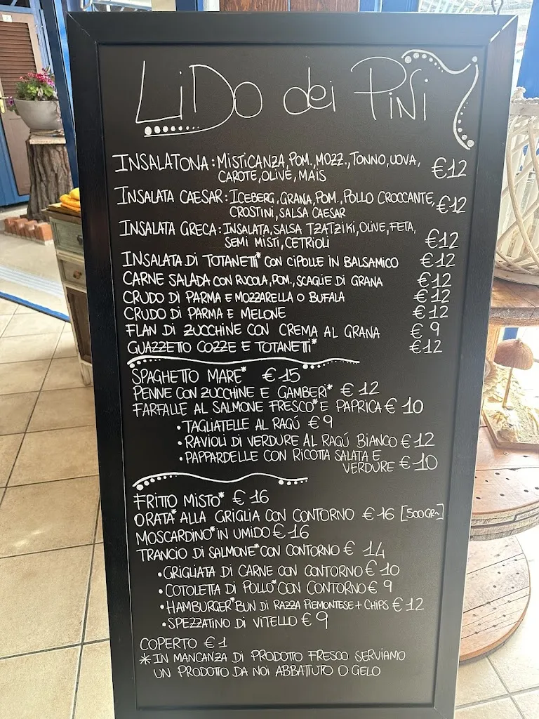 Menü_Lido dei Pini_Lido dei Pini_Bild_2
