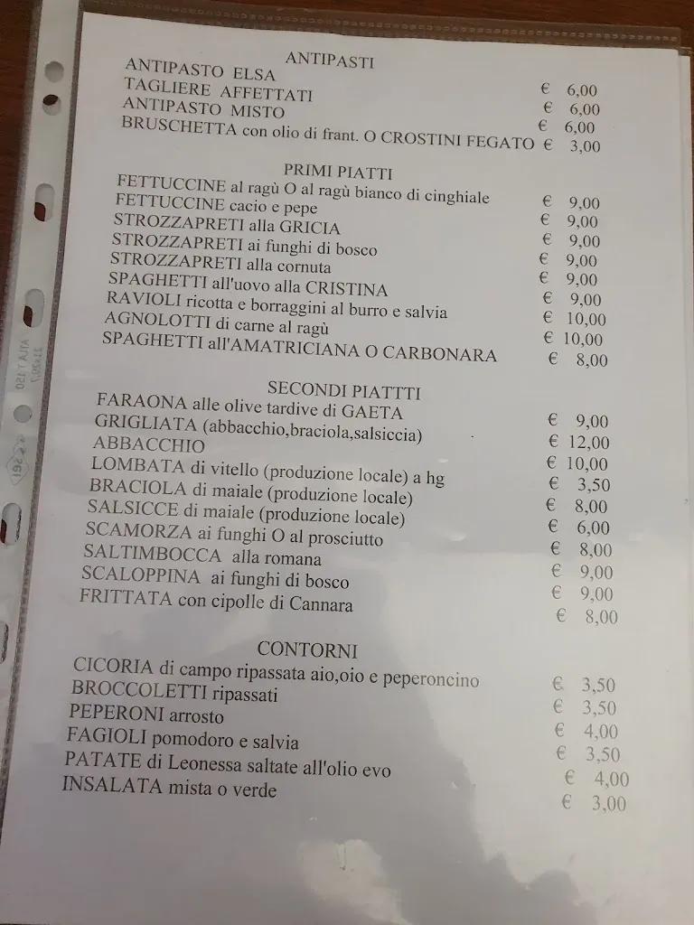 Menu_Trattoria da Elsa_Magliano Sabina_image_1