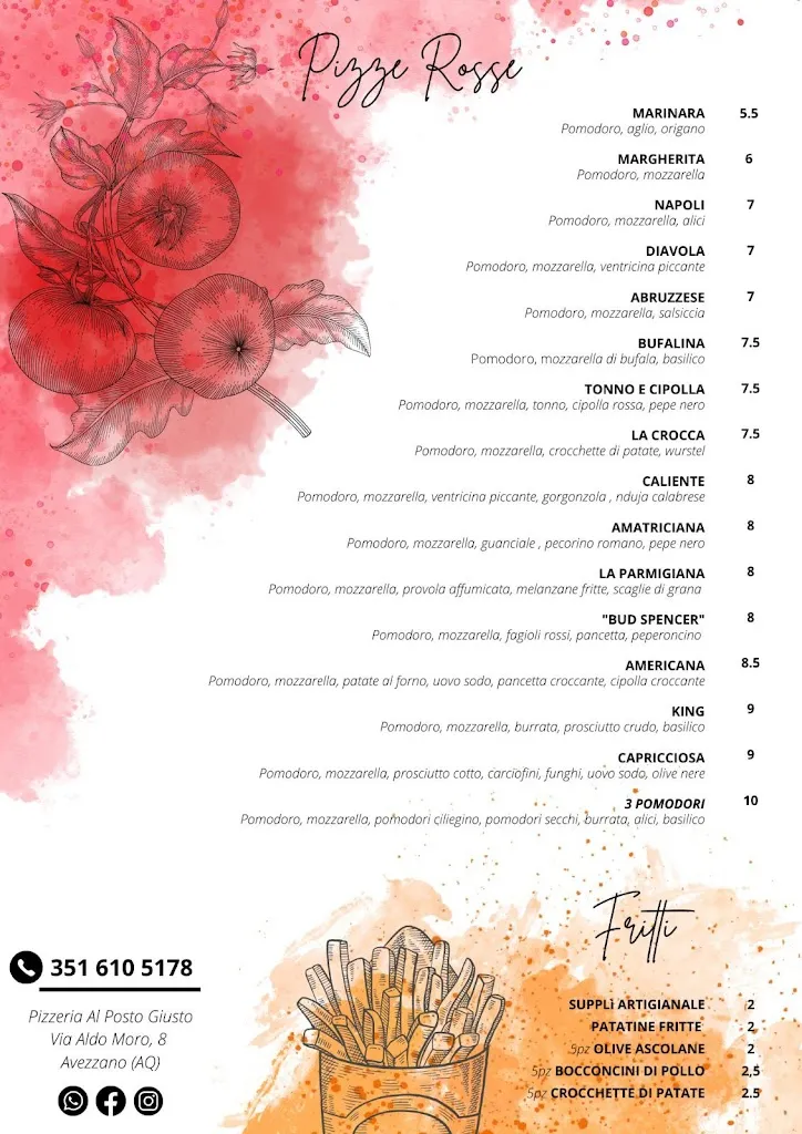 Menu_AL POSTO GIUSTO_Avezzano_immagine_2