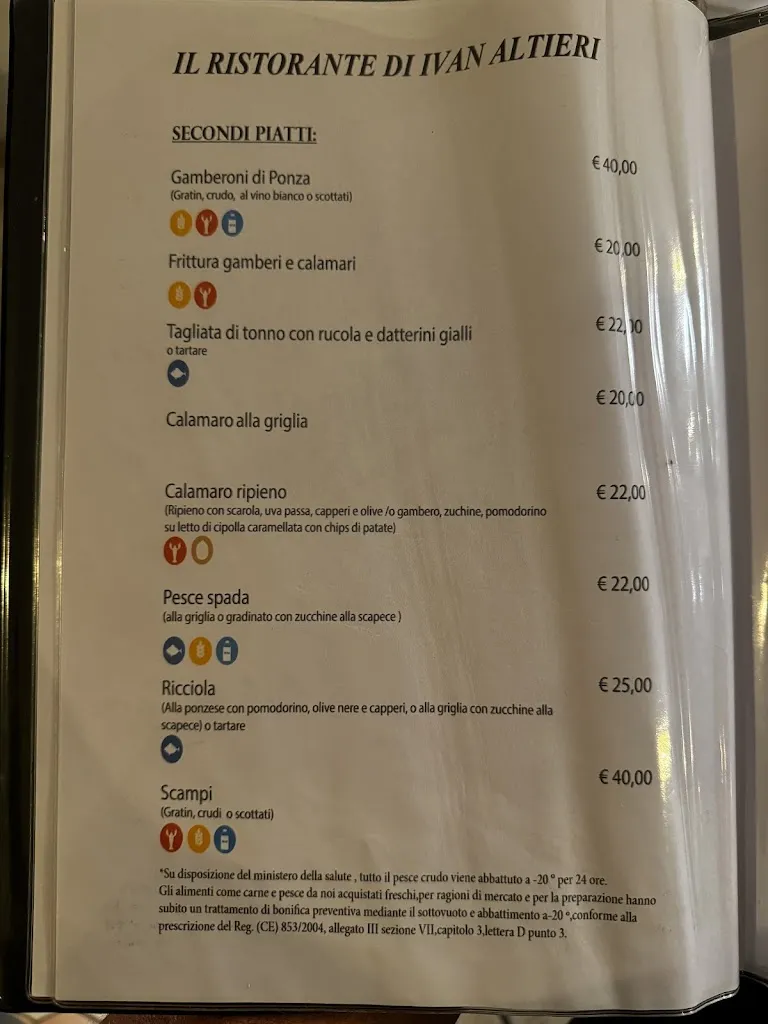 Menu_Il Ristorante di Ivan Altieri_Le Forna_image_1