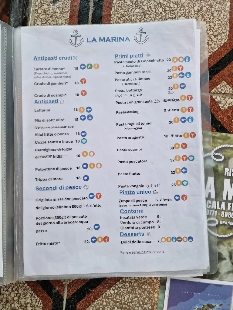 Menü_La Marina_Le Forna_Bild_1