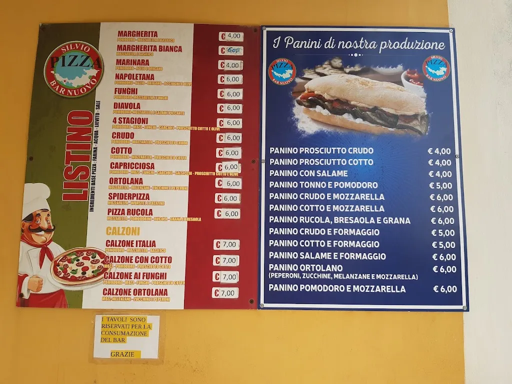 Menu_Pizzeria bar Nuovo Da Silvio_Le Forna_image_2