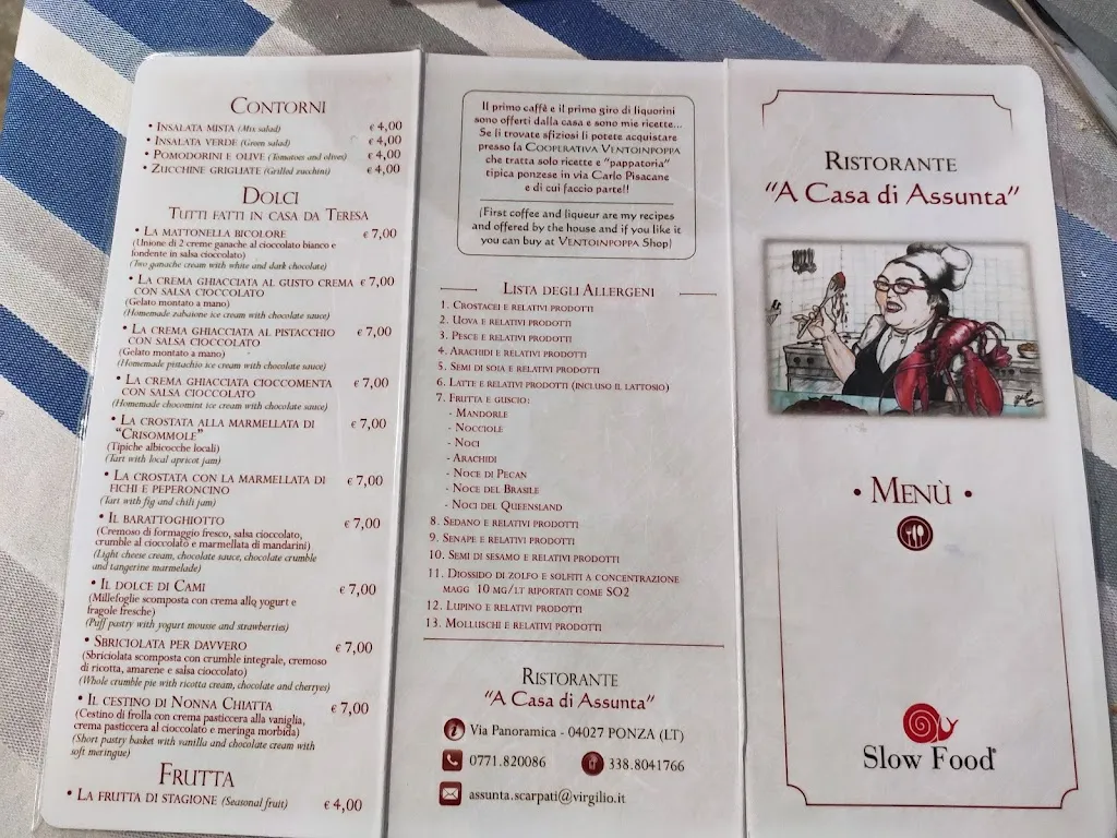 Menu_A Casa Di Assunta_Le Forna_image_3