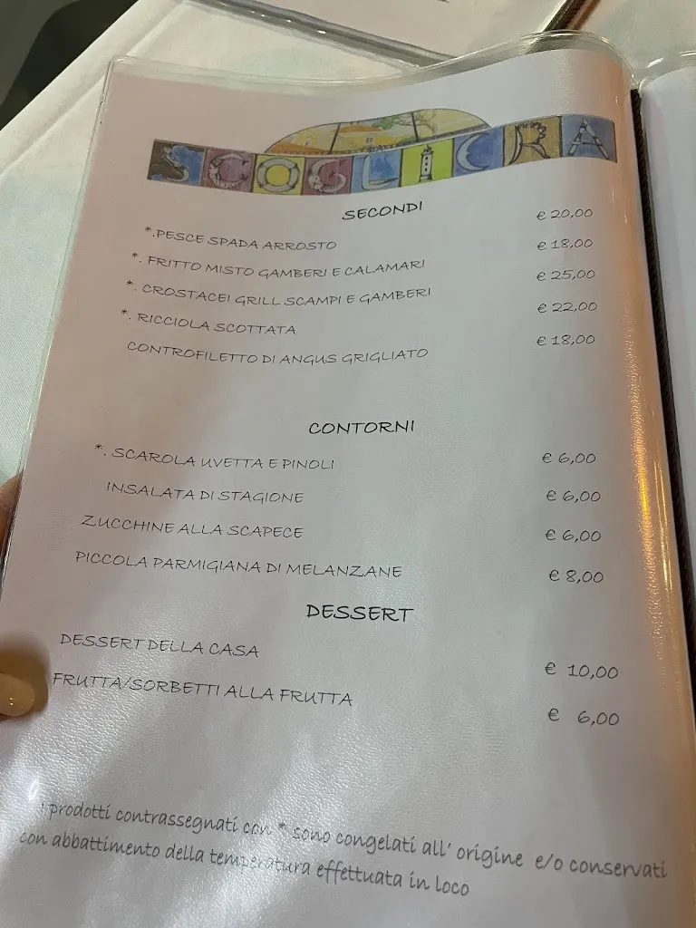 Menu_Ristorante Pizzeria La Scogliera_Le Forna_image_1